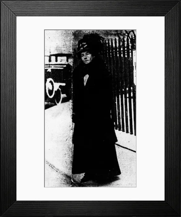 Framed Print : Emily Davison woman suffragette killed by King George Vs horse Anmer 1913 Derby MSI