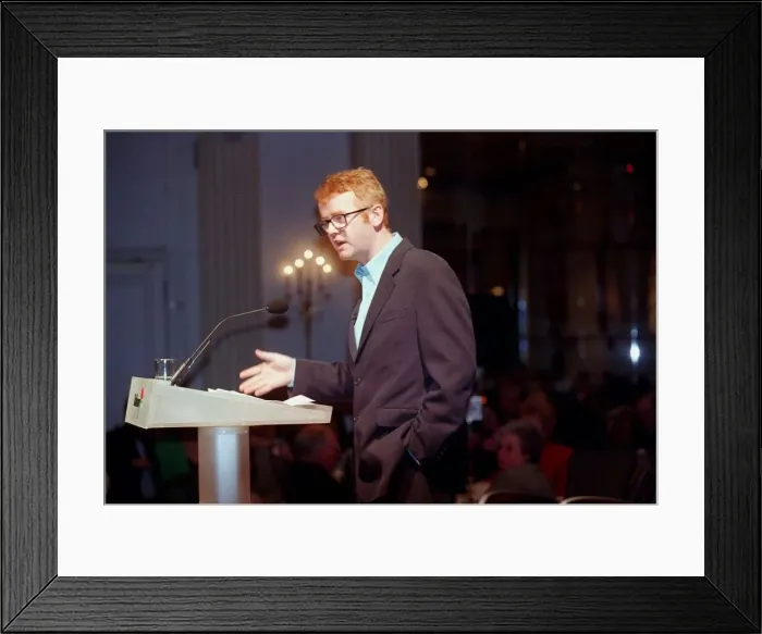 Framed Print : Chris Evans hosts a Labour Party membership drive with Tony Blair at the Grosnevor Hotel Framed Print : Chris Evans hosts a Labour Party membership drive with Tony Blair at the Grosnevor Hotel
