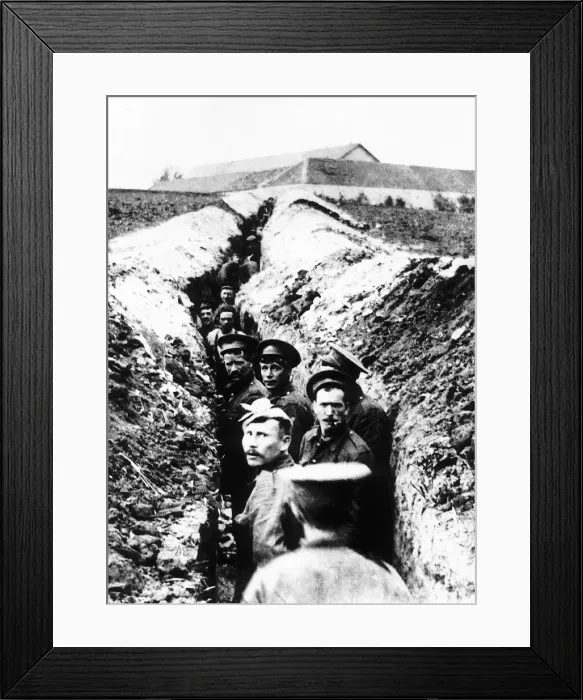 Framed Print : After German troops failed to reach Paris, both sides seemed to run out of ideas Framed Print : After German troops failed to reach Paris, both sides seemed to run out of ideas