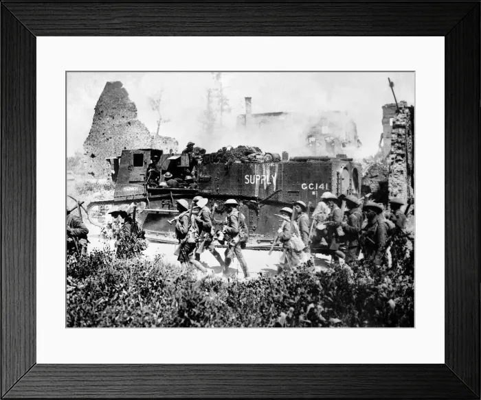 Framed Print : A Mother'tank that supplies tanks on the battlefield with munitions Framed Print : A Mother'tank that supplies tanks on the battlefield with munitions
