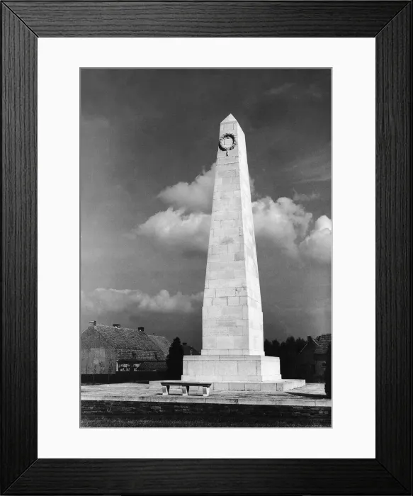 Framed Print : World War One memorial of the 50th Northumbrian Division. 1935 Framed Print : World War One memorial of the 50th Northumbrian Division. 1935