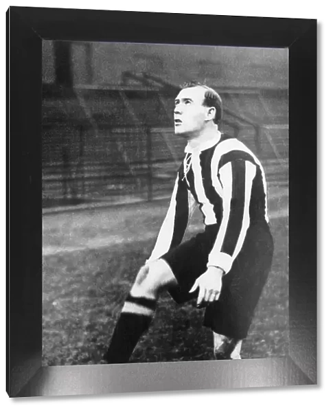 Newcastle United Number 9 Hughie Gallacher. c. 1925 Gallacher became one of