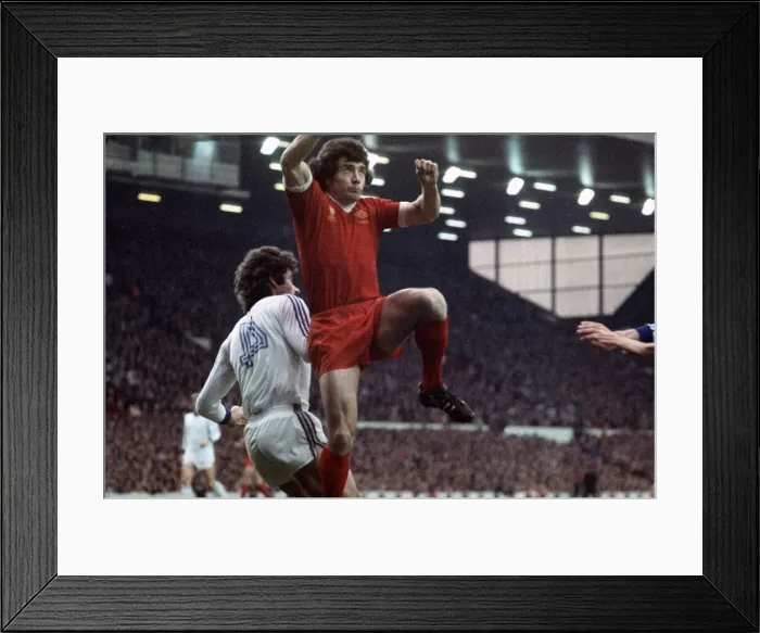 Framed Print : European Cup Semi-Final 1977. Liverpool 3 v. Zurich 0. 20th April 1977