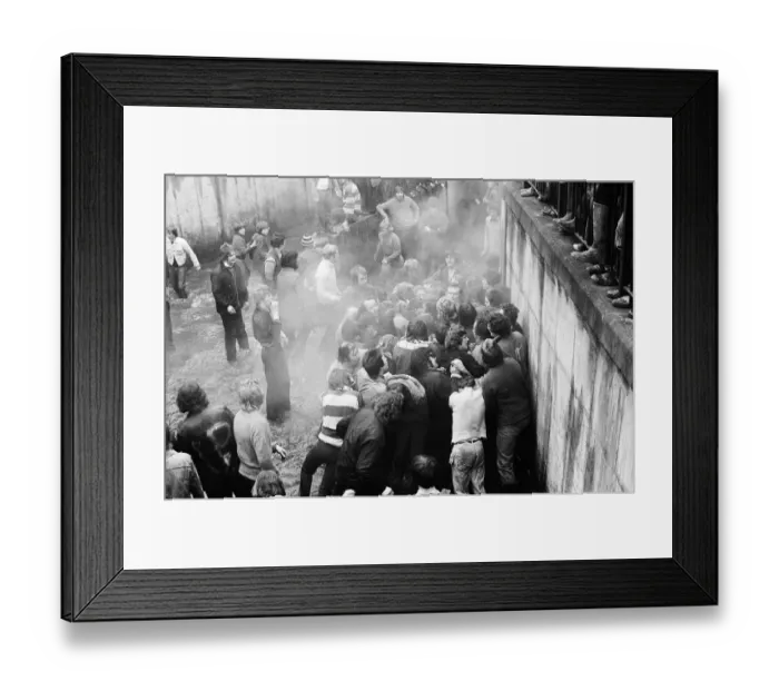 Framed Print : Shrove Tuesday and Ash Wednesday herald, in Ashbourne, Derbyshire Framed Print : Shrove Tuesday and Ash Wednesday herald, in Ashbourne, Derbyshire
