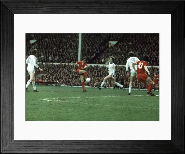 Framed Print : European Cup Semi-Final 1977. Liverpool 3 v. Zurich 0. 20th April 1977