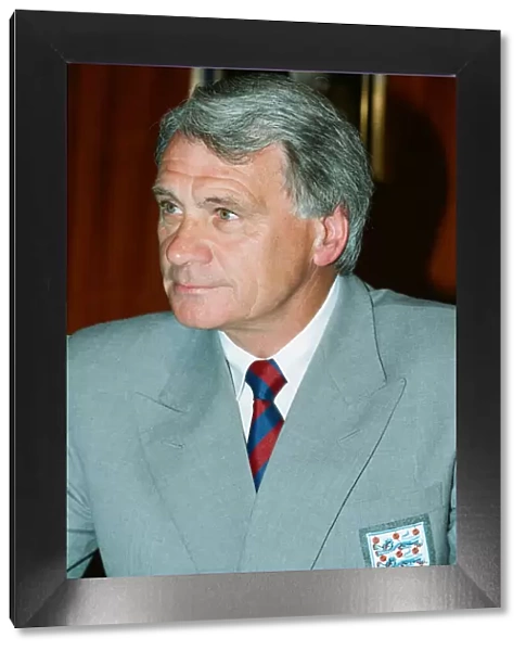 England manager Bobby Robson speaking during a press conference prior to the England