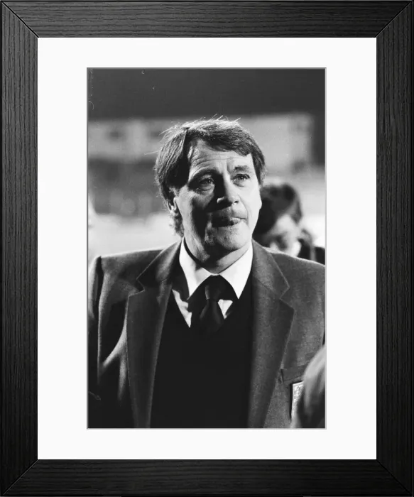 Framed Print : England manager Bobby Robson after his sides 4-0 victory over Luxembourg in