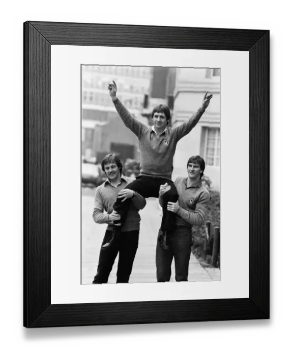 Framed Print : Hero of Wigan Tommy Gore has that on top of the world Framed Print : Hero of Wigan Tommy Gore has that on top of the world