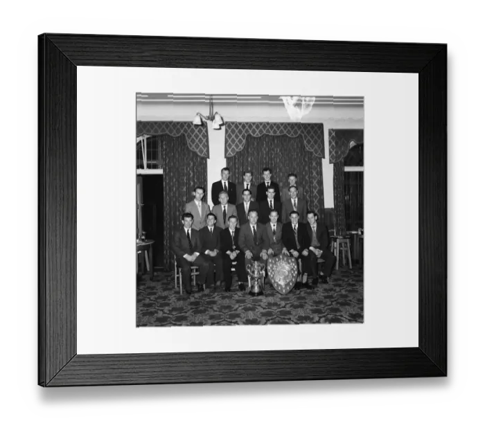 Framed Print : Scunthorpe United Third Division (North) Champions & Sunday Pictorial Giant-killers Cup