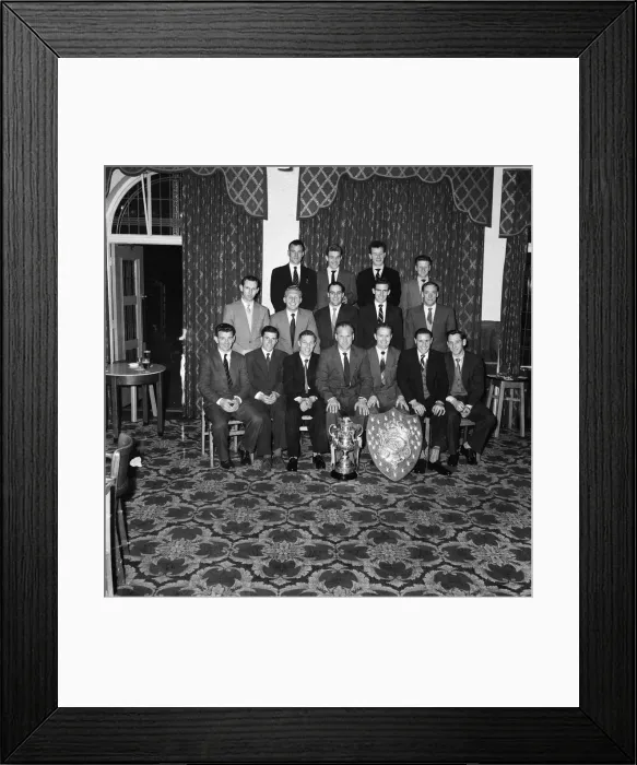 Framed Print : Scunthorpe United Third Division (North) Champions & Sunday Pictorial Giant-killers Cup Framed Print : Scunthorpe United Third Division (North) Champions & Sunday Pictorial Giant-killers Cup