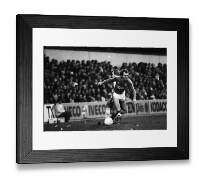 Framed Print : Tottenham Hotspur v Ipswich Town league match at White Hart Lane January 1984