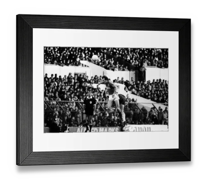 Framed Print : Tottenham Hotspur v Ipswich Town league match at White Hart Lane January 1984
