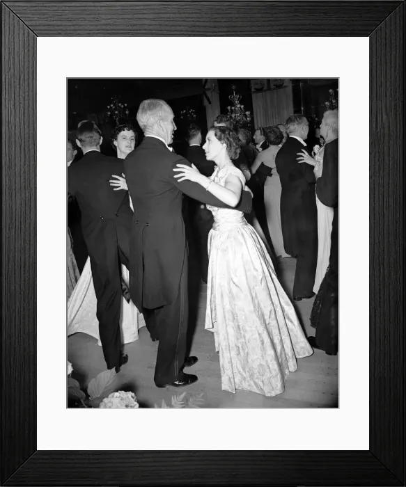 Framed Print : Princess Margaret June 1954 at a ball in aid of King Georges Framed Print : Princess Margaret June 1954 at a ball in aid of King Georges