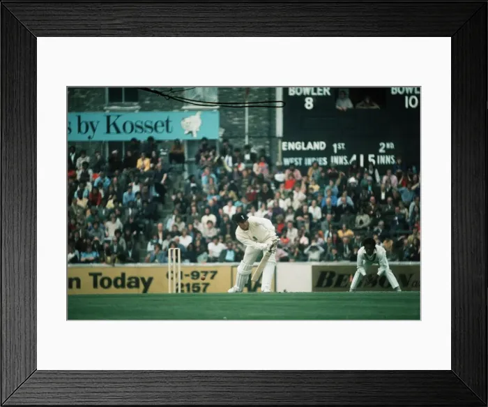 Framed Print : Geoff Boycott cricket 1973 Framed Print : Geoff Boycott cricket 1973