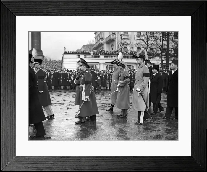 Framed Print : Funeral of King George V 28  /  02  /  1936