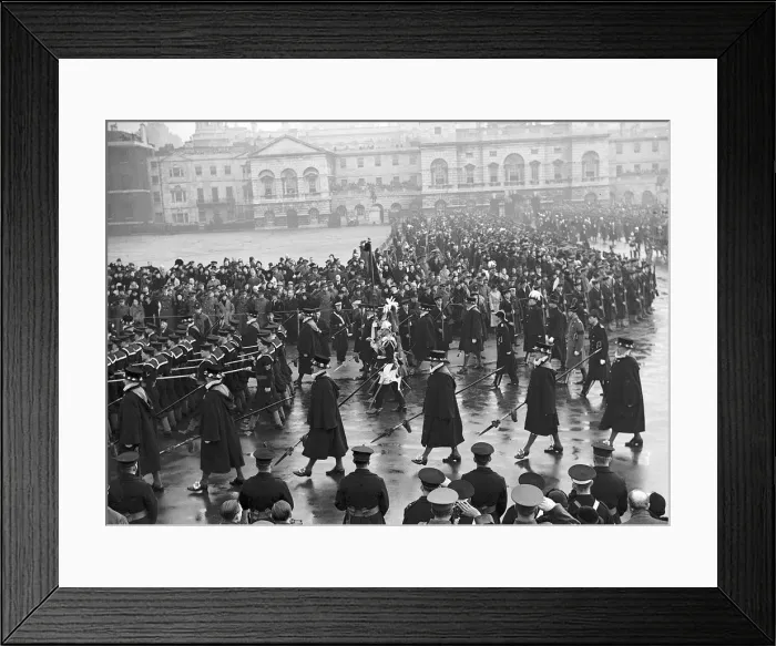 Framed Print : Funeral of King George 28 / 02 / 1936 Framed Print : Funeral of King George 28 / 02 / 1936