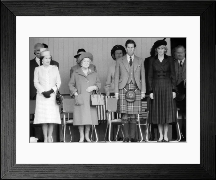 Framed Print : The Royal Family attend the annual Braemar Highland Games near Balmoral, Scotland Framed Print : The Royal Family attend the annual Braemar Highland Games near Balmoral, Scotland