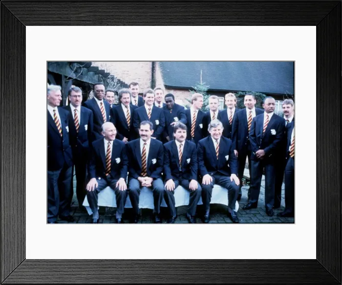 Framed Print : England cricket team 1989 Framed Print : England cricket team 1989