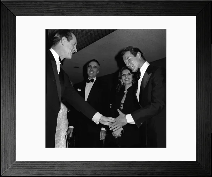 Framed Print : The names Phillip, Prince Phillip. HRH Prince Philip, Duke of Edinburgh shakes hands with Framed Print : The names Phillip, Prince Phillip. HRH Prince Philip, Duke of Edinburgh shakes hands with