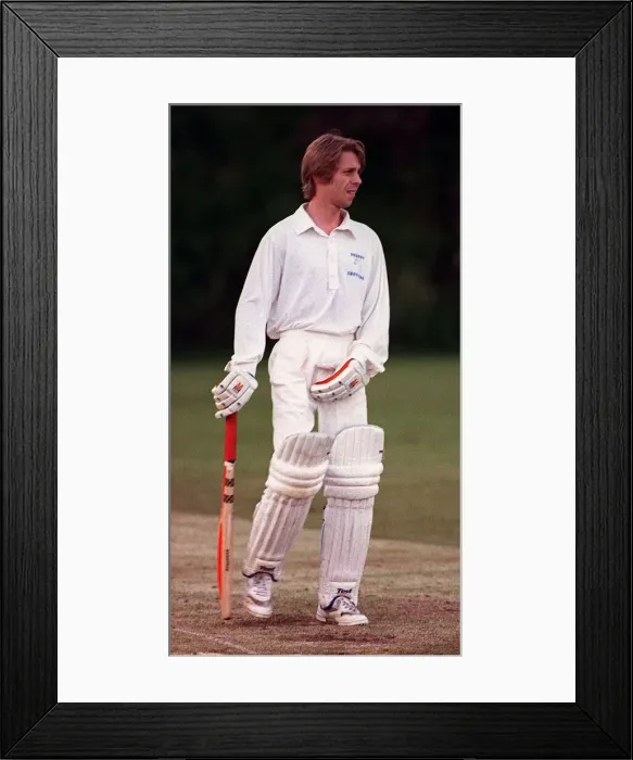 Framed Print : NICK COCHRANE (ANDY McDONALD) TRIES A BIT OF BALL TAMPERING PLAYING FOR THE CORONATION