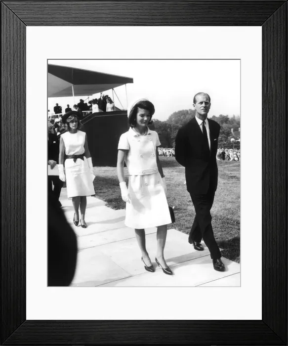 Framed Print : Jackie Kennedy, wife of assassinated American President John F Framed Print : Jackie Kennedy, wife of assassinated American President John F
