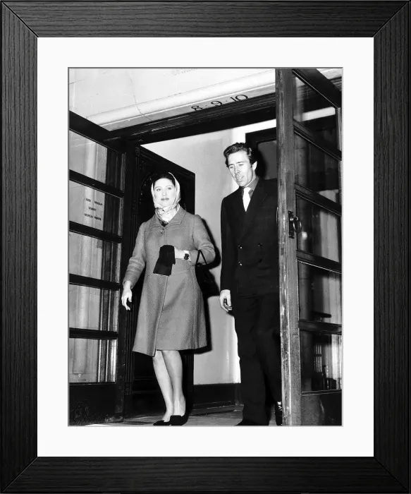 Framed Print : Princess Margaret and Lord Snowdon Feb 1968