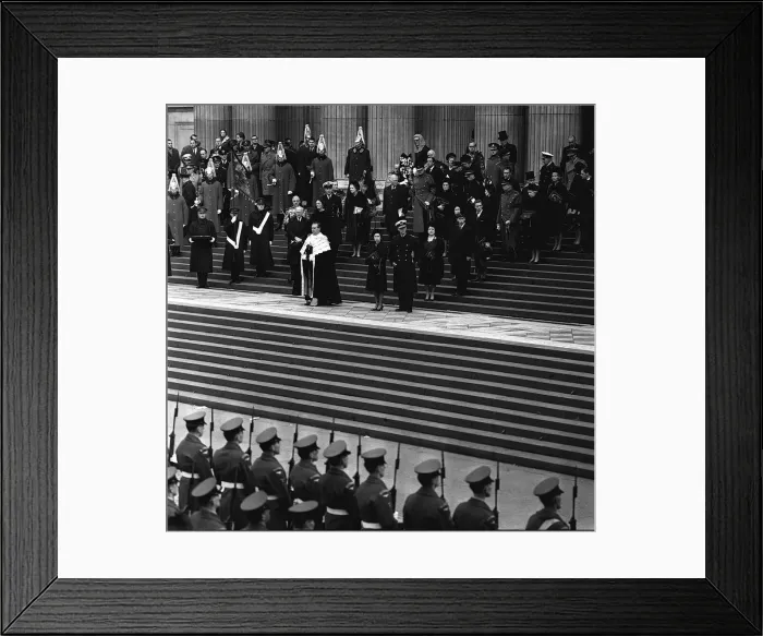 Framed Print : Queen Elizabeth and Prince Philip and Queen Mother Jan 1965 with Prince Charles Framed Print : Queen Elizabeth and Prince Philip and Queen Mother Jan 1965 with Prince Charles