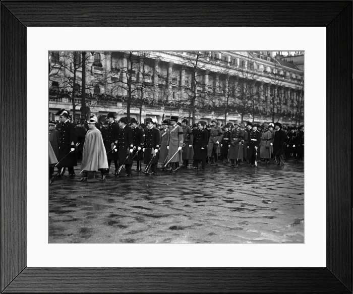 Framed Print : Funeral of King George V 28 / 02 / 1936 Framed Print : Funeral of King George V 28 / 02 / 1936