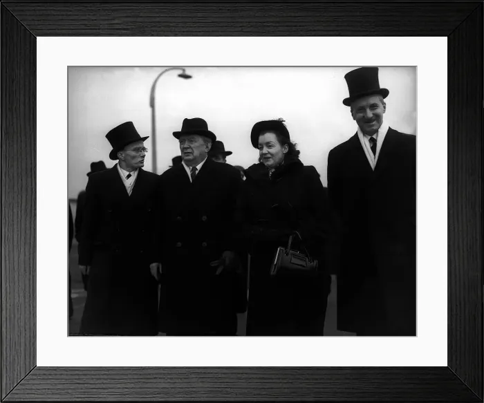 Framed Print : Ivan Riba President of Yugoslavia attending Feb 1952 the Funeral of King George Framed Print : Ivan Riba President of Yugoslavia attending Feb 1952 the Funeral of King George