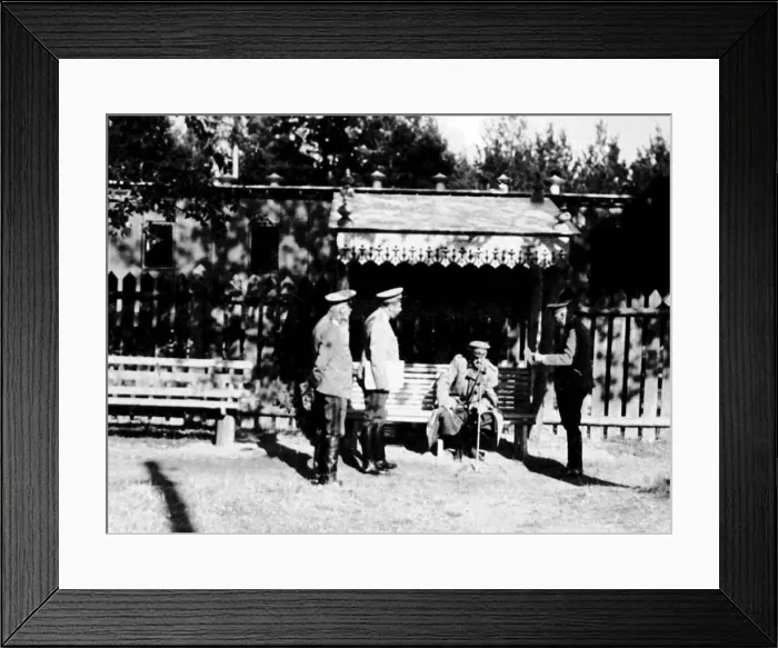 Framed Print : Grand Duke Nicholas of Russia pictured with some of his fellow army officers Framed Print : Grand Duke Nicholas of Russia pictured with some of his fellow army officers