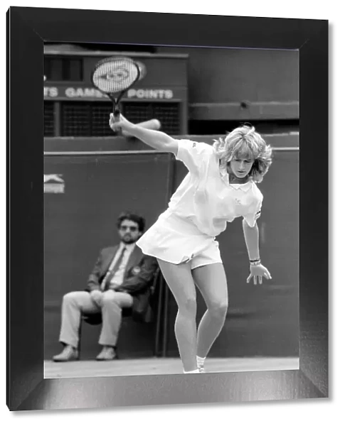 Wimbledon tennis 1987-6th day Steffi Graf v L. Gildemeister 1980s