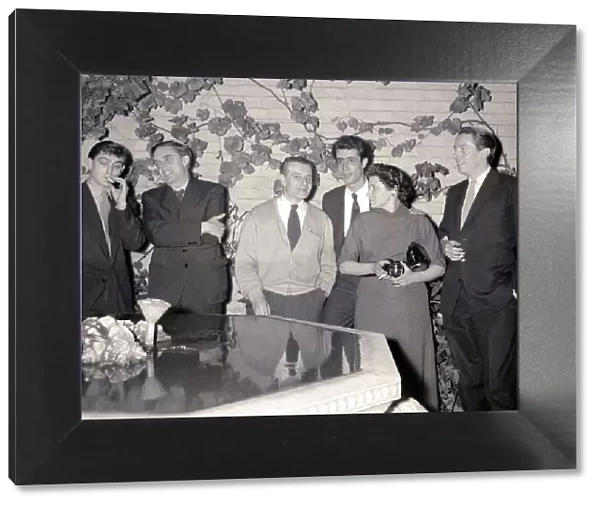 Kenneth Tynan at a Book Party (extreme right, looking to his left) October 1957