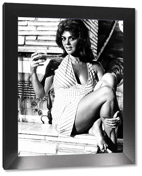 Jean Raymond June 1973 former glamour model at her home in Miami after her recent divorce