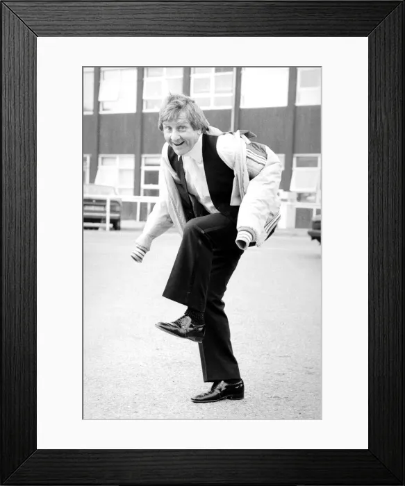 Framed Print : TV Comedian Norman Collier May 1984 Framed Print : TV Comedian Norman Collier May 1984