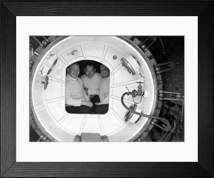 Framed Print : Naval diving school in the south of England April 1953 Framed Print : Naval diving school in the south of England April 1953