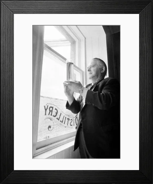 Framed Print : Quality control of the low wines the product of the Wash Stills at Knockando Whisky Framed Print : Quality control of the low wines the product of the Wash Stills at Knockando Whisky