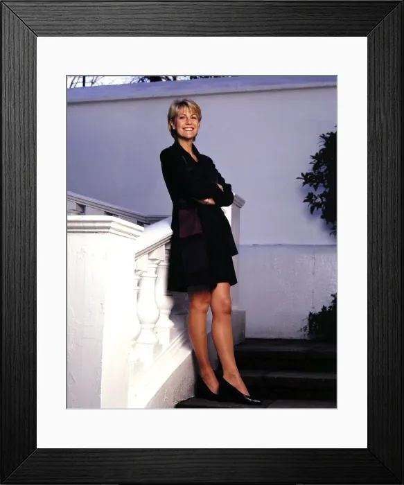 Framed Print : Television presenter Jill Dando Circa June 1998 Framed Print : Television presenter Jill Dando Circa June 1998