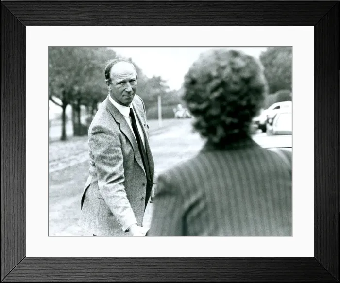 Framed Print : Sheffield Wednesday manager Jack Charlton in September 1983 Framed Print : Sheffield Wednesday manager Jack Charlton in September 1983