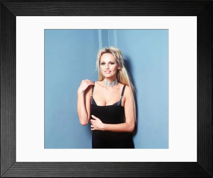 Framed Print : Adriana Sklenarikova Wonder Bra Model October 1999 Framed Print : Adriana Sklenarikova Wonder Bra Model October 1999