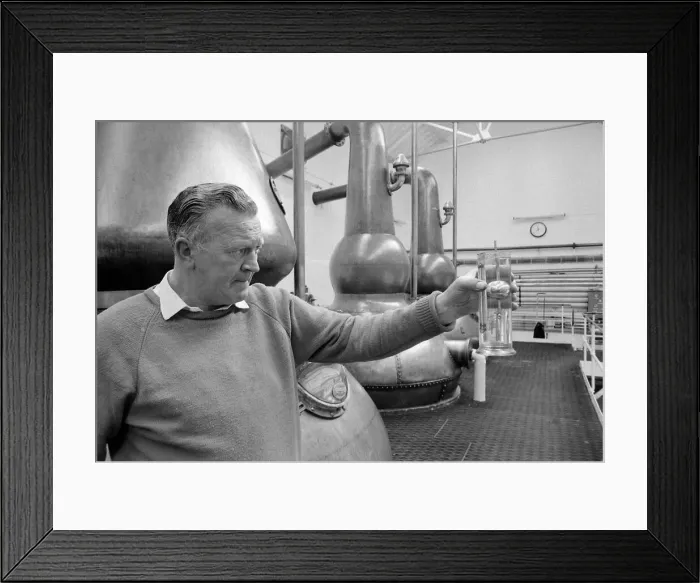 Framed Print : The gravity of the spirt being tested by the Wash stills at the Knockando Distillery Framed Print : The gravity of the spirt being tested by the Wash stills at the Knockando Distillery
