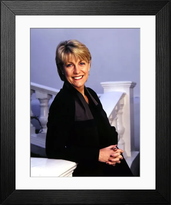 Framed Print : Television presenter Jill Dando Circa June 1998