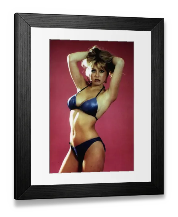 Framed Print : Louise Hobkinson modelled to pay her way through university Framed Print : Louise Hobkinson modelled to pay her way through university