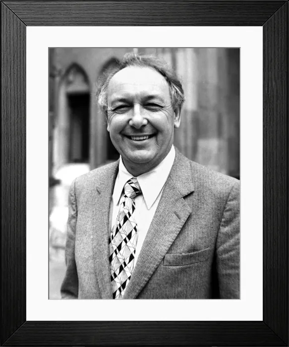 Framed Print : Millionaire airline owner Freddie Laker February 1982 Framed Print : Millionaire airline owner Freddie Laker February 1982