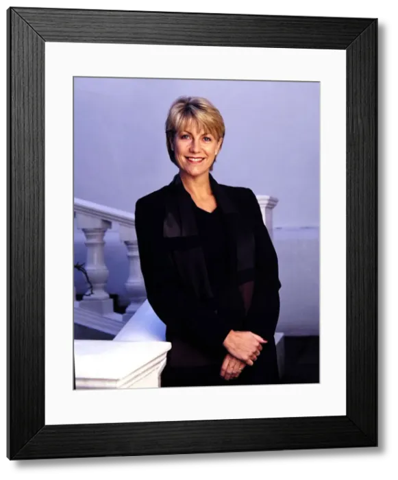 Framed Print : Television presenter Jill Dando Circa June 1998 Framed Print : Television presenter Jill Dando Circa June 1998