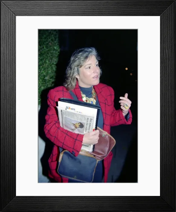 Framed Print : Carol Thatcher November 1991. Carol Thatcher Framed Print : Carol Thatcher November 1991. Carol Thatcher