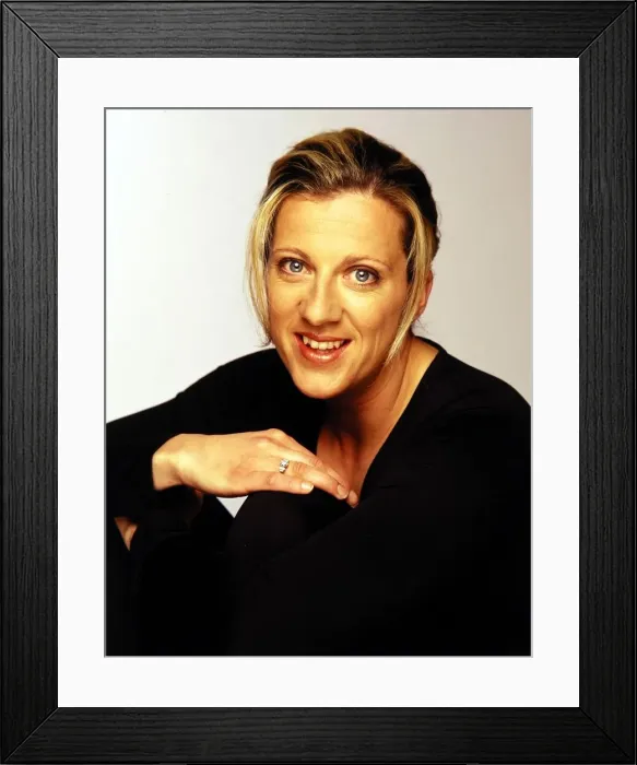 Framed Print : British Olympic runner Sally Gunnell Circa December 1998 Framed Print : British Olympic runner Sally Gunnell Circa December 1998