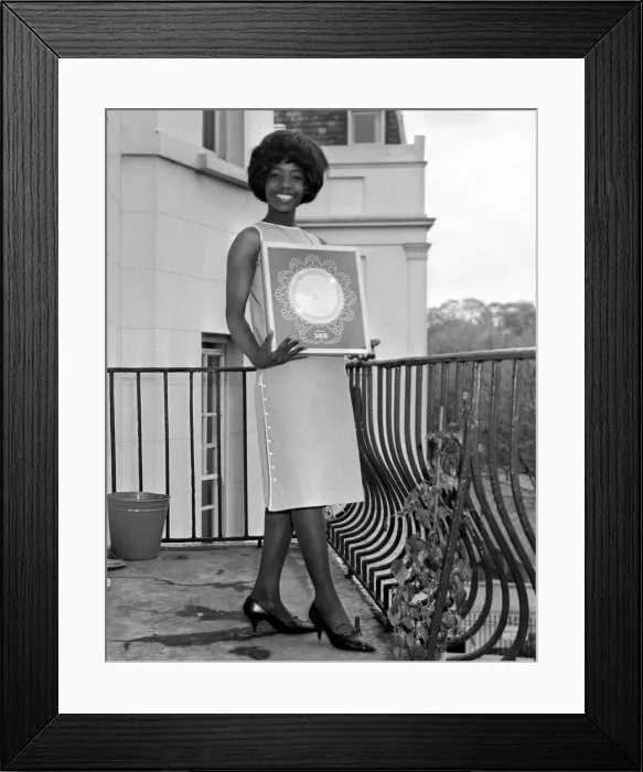 Framed Print : Millie Small Dynamic pop singer of My Boy Lollipop
