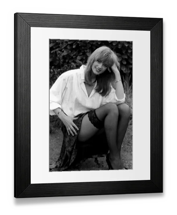 Framed Print : Gill Hope Model January 1990