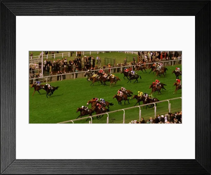 Framed Print : Red Robbo heads the near side group to win the Hunt Cup at Royal Ascot - June 1997