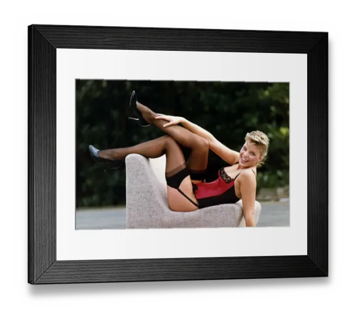 Framed Print : Leah Marshall Model who got job through the Daily Mirror